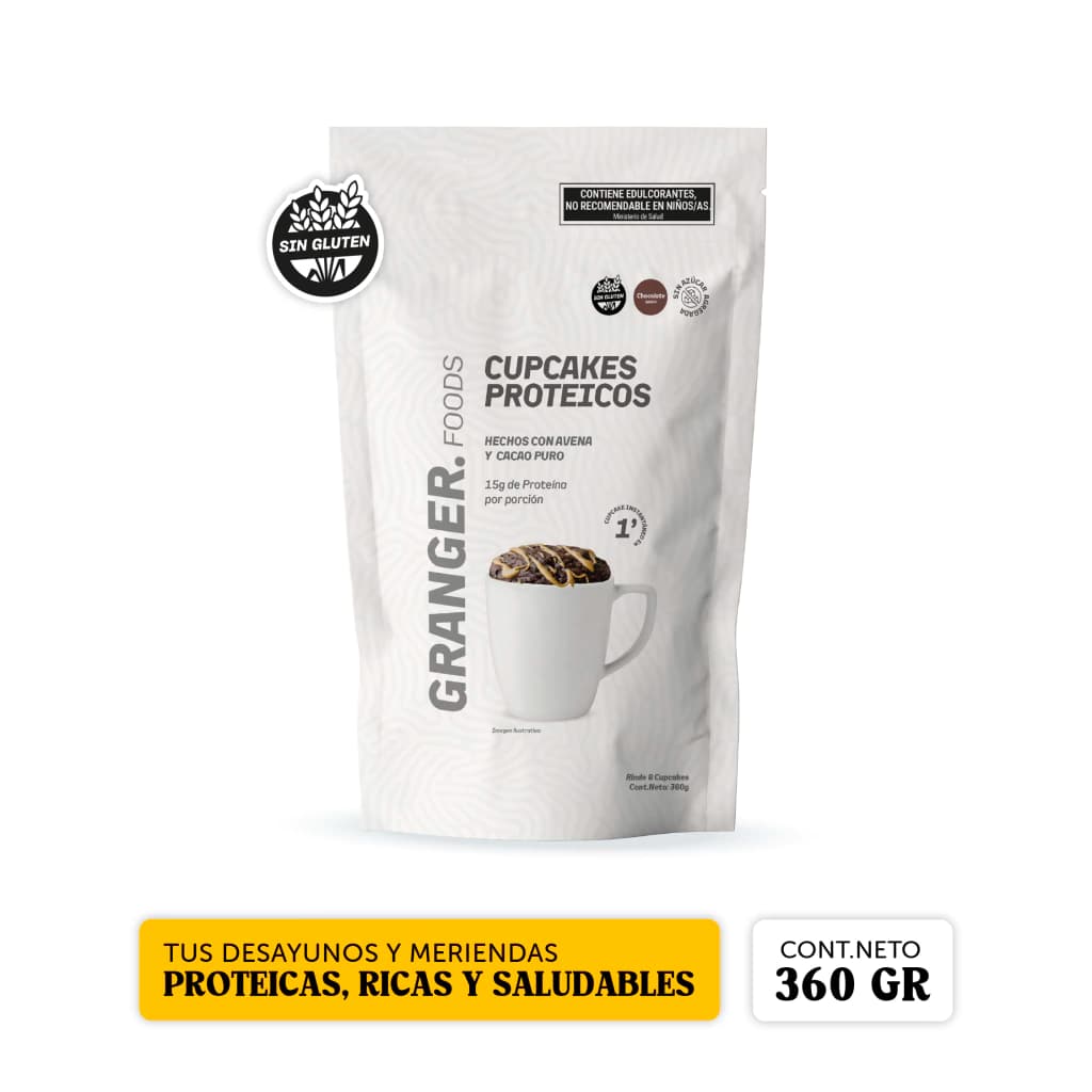 Cupcakes Proteicos Chocolate